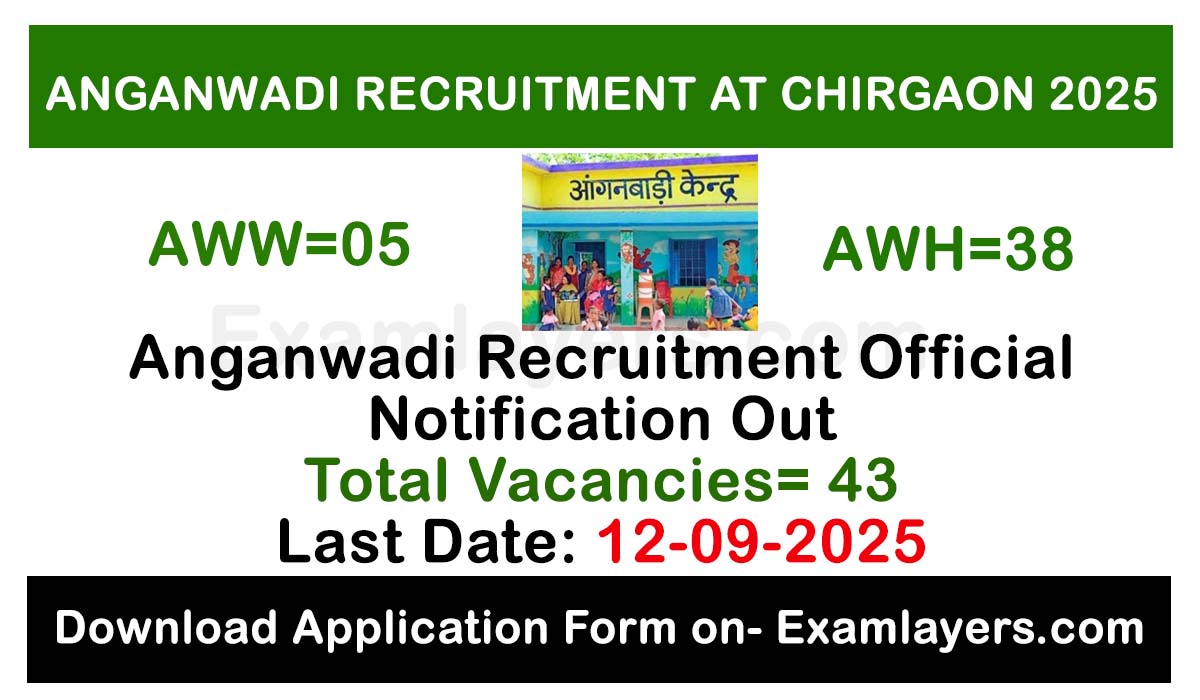 Anganwadi recruitment at block chhauhara