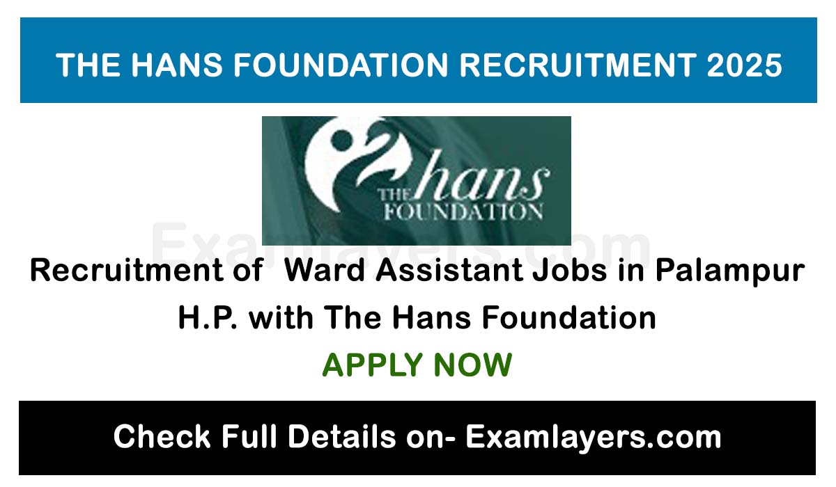 THE HANS FOUNDATION RECRUITMENT